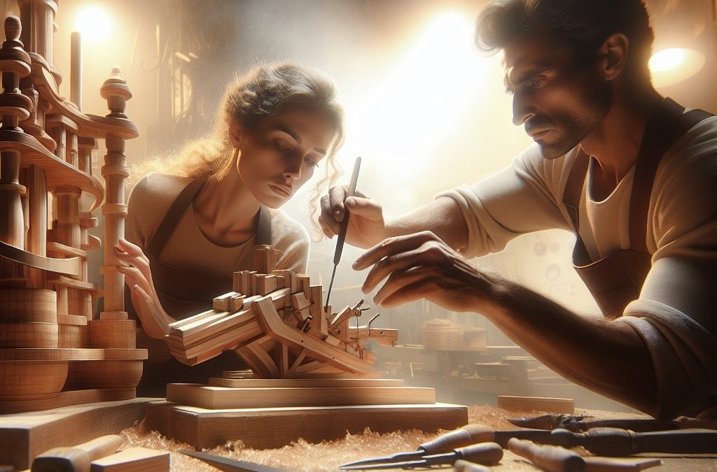 Dundee Woodwork Duo Crafts Scottish Album of the Year Prizes